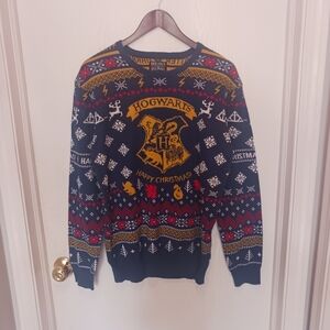 Christmas Sweater - Blue and Red